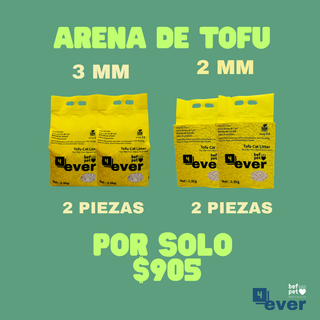 Arena para Gato Befpet 4 ever 4 piezas PROMO PACK