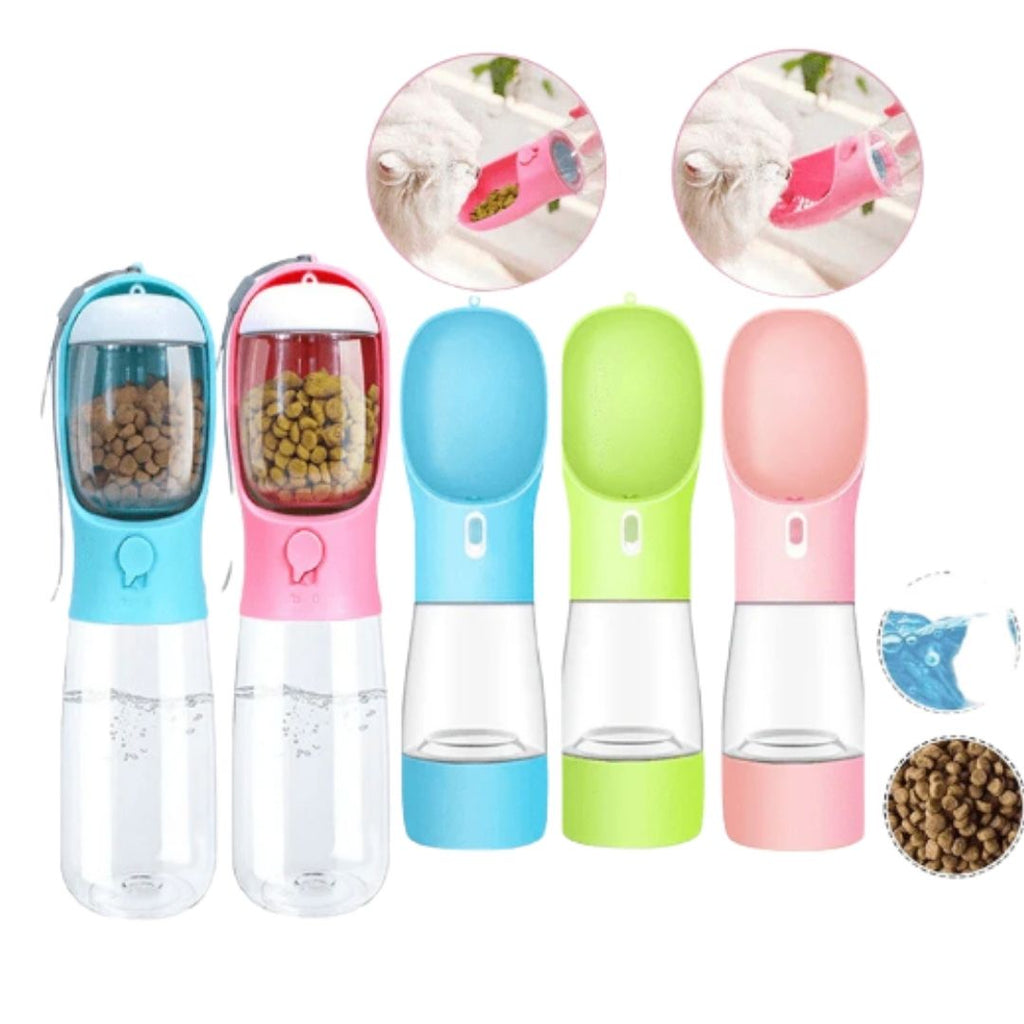 Botella De Beber, dispensador de comida, dispensador de bolsas, Para Mascotas