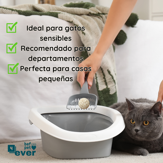 Arena para Gatos Befpet 4ever Tofu Pellets          2.0 mm 100% Biodegradable 2.5 kg