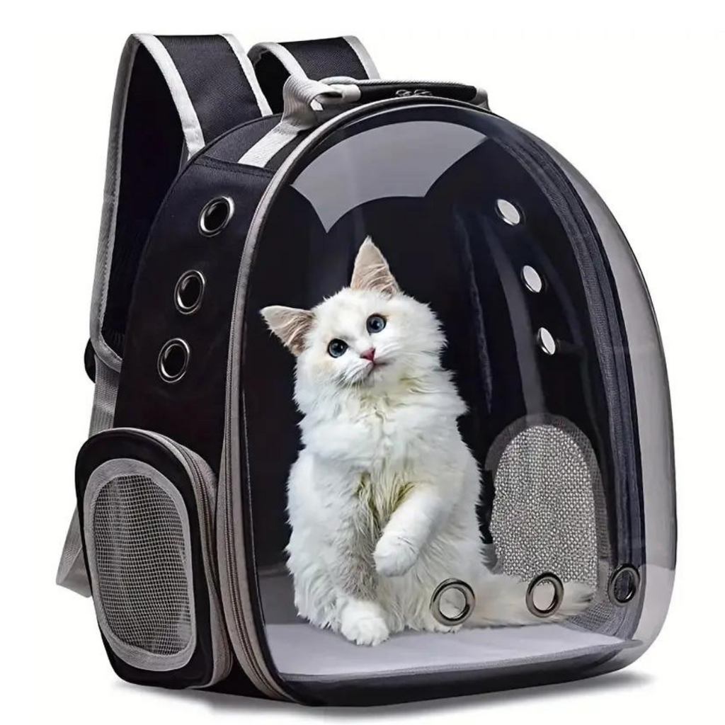 Mochila Transportadora Para Gatos Transparente Y Transpirable Befpet