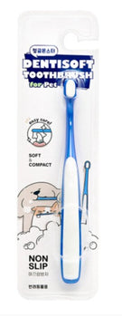 Dentisoft (Mediano) Cepillo dental para perros y gatos